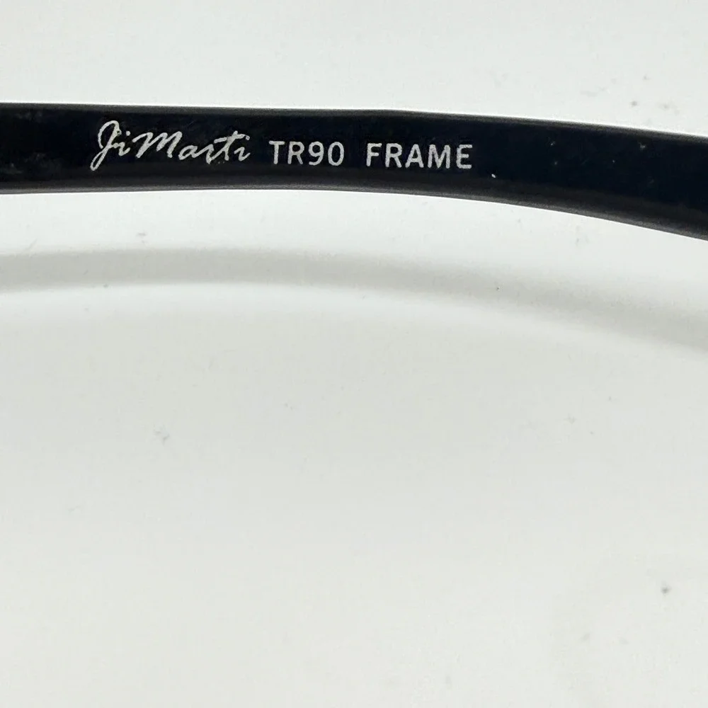 Ji Marti JM01‎ TR90 Frame Sport Sunglasses Black Amber Lenses Taiwan CE 21731